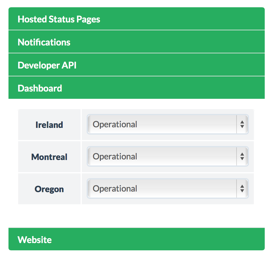 User stat. Status component Design.